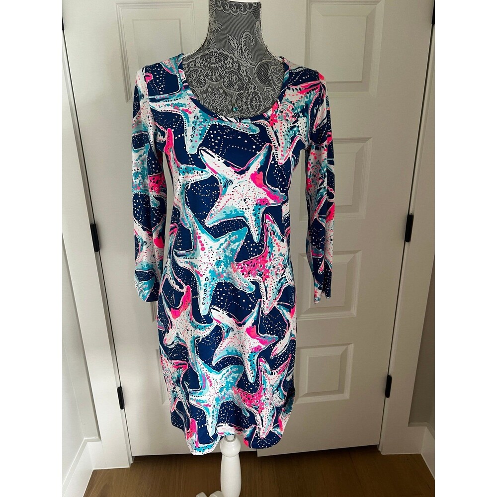 Lilly Pulitzer Starfish NWOT Dress & new necklace set